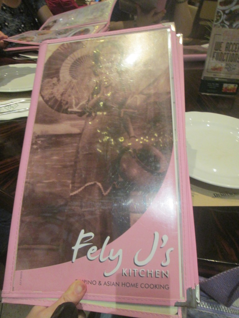Fely J's Kitchen Menu