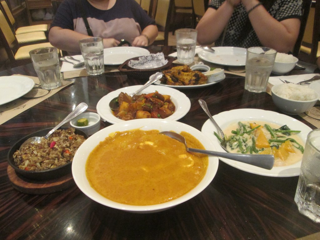 Fely J's seafood kare kare is the best!