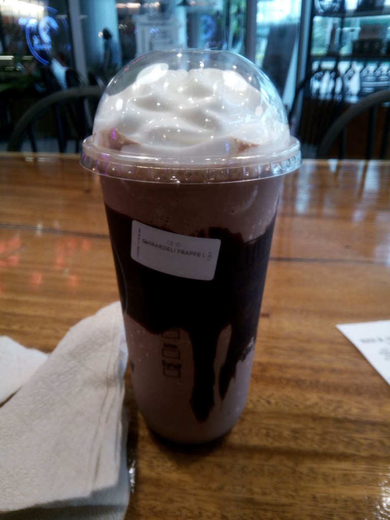 Black Scoop Cafe Ghirardelli Chocolate Frappe