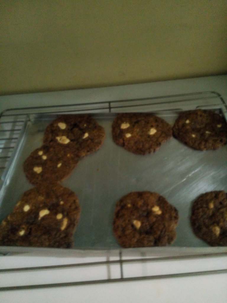 homemade choco chip cookies 